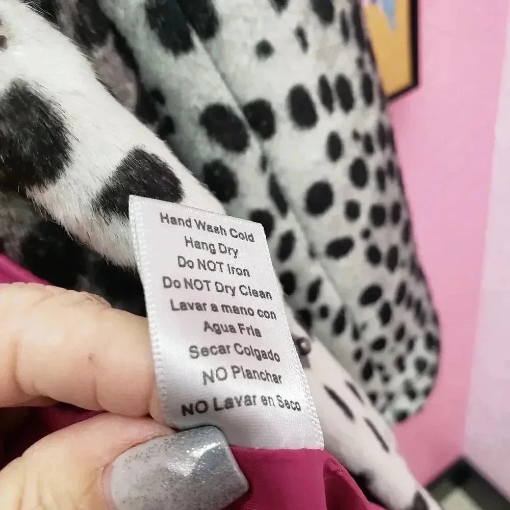 Carmin Snow Leopard Animal Print Coat - Picture 6 of 7